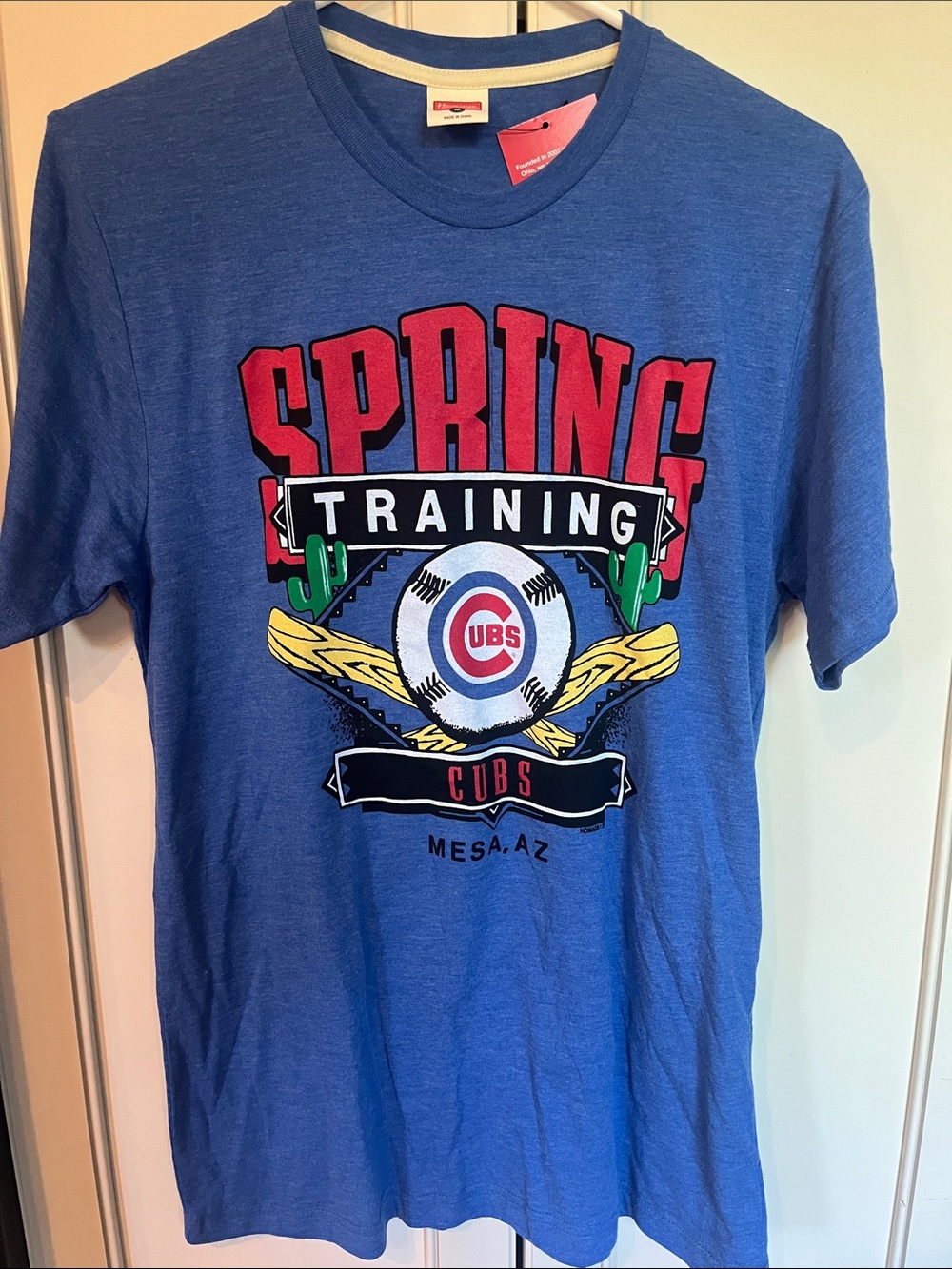 NWT Mens Chicago Cubs Spring Training t-shirt size medium